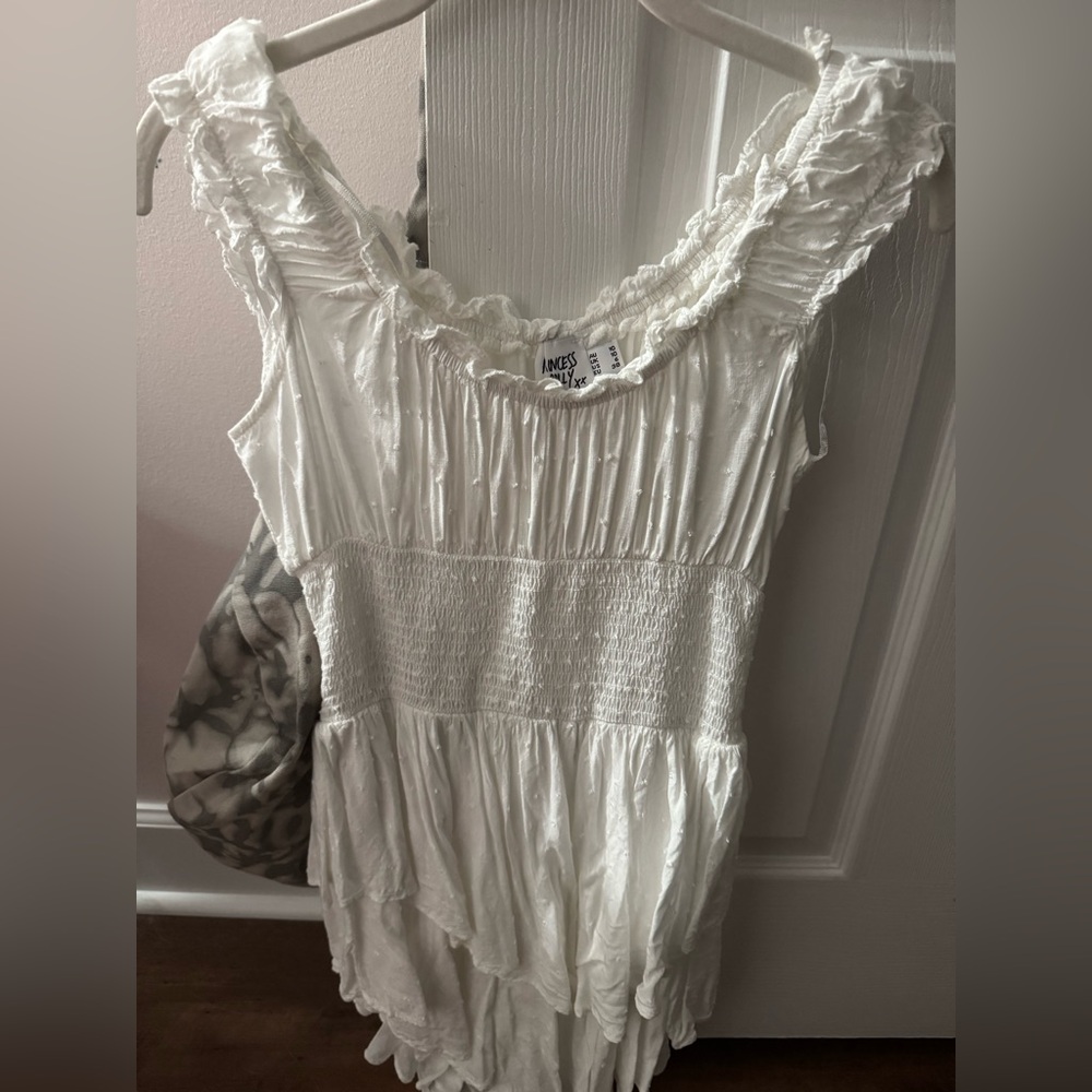 Princess Polly Ivory Ruffle Top